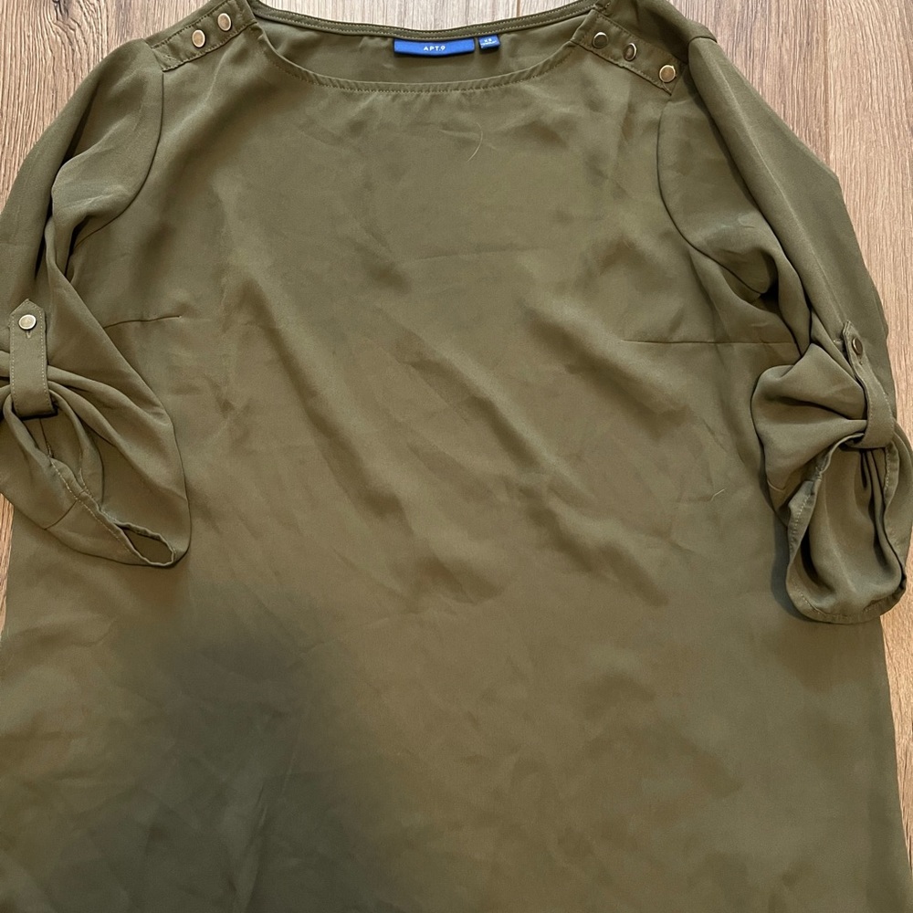 Dark green blouse